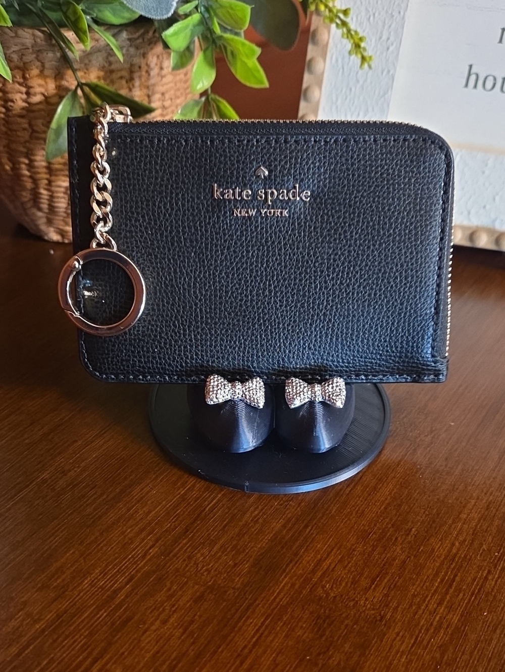 Kate Spade Darcy Medium L-Zip Card Holder NWT